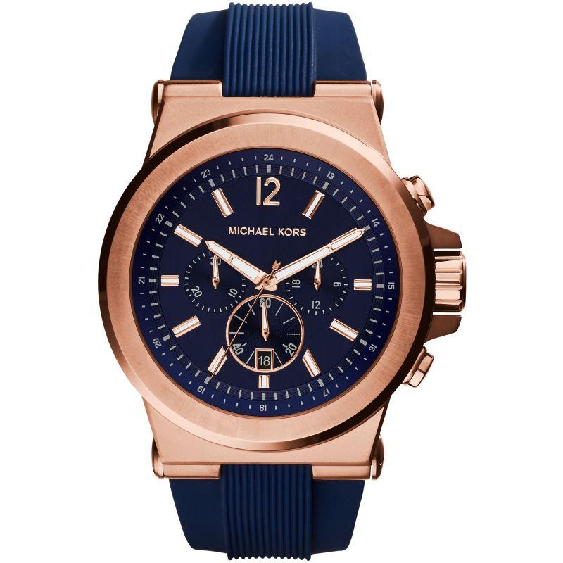 Michael Kors Men's Watch Chronograph Dylan Blue Watch - MK8295